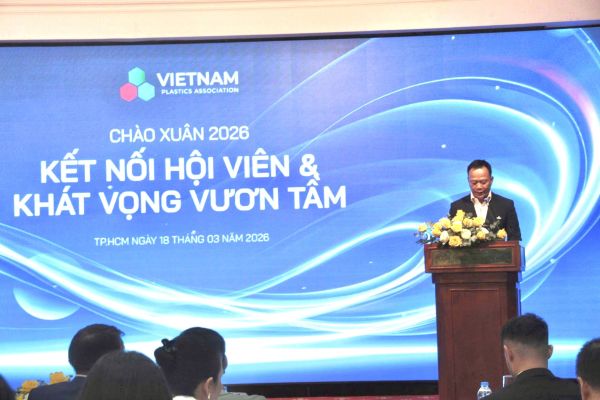 Mr. Tony, Dinh Duc Thang – Chairman of Stavian Group chairs the 2026 Vietnam Plastics Association Member Meeting, strengthening industry connectivity amid market volatility