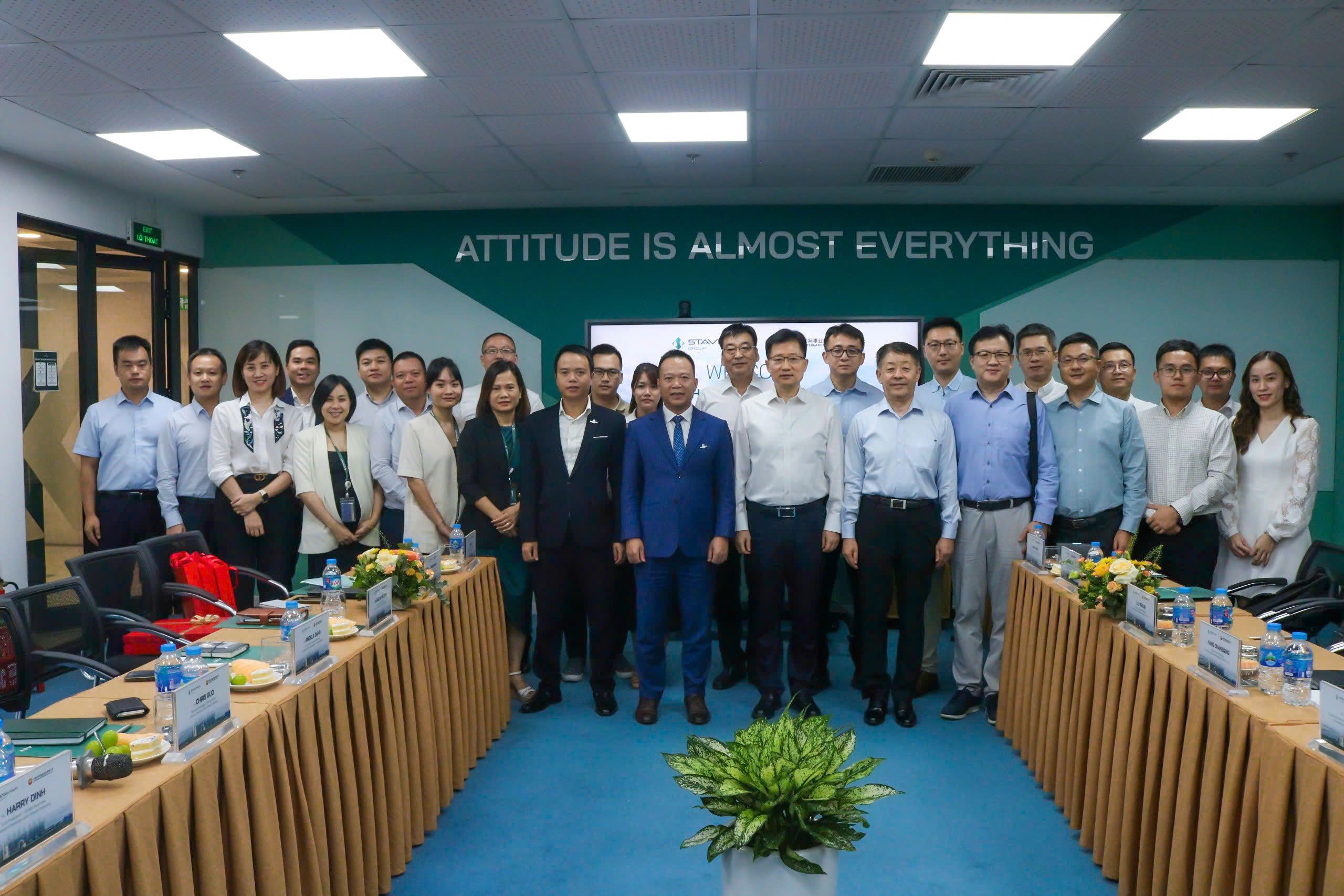 Petrochina International Co., Ltd visited and exchanged cooperation at Stavian
Group