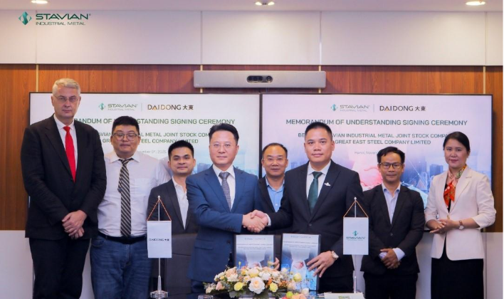 Stavian Industrial Metal and Great East Steel strengthen comprehensive strategic
cooperation