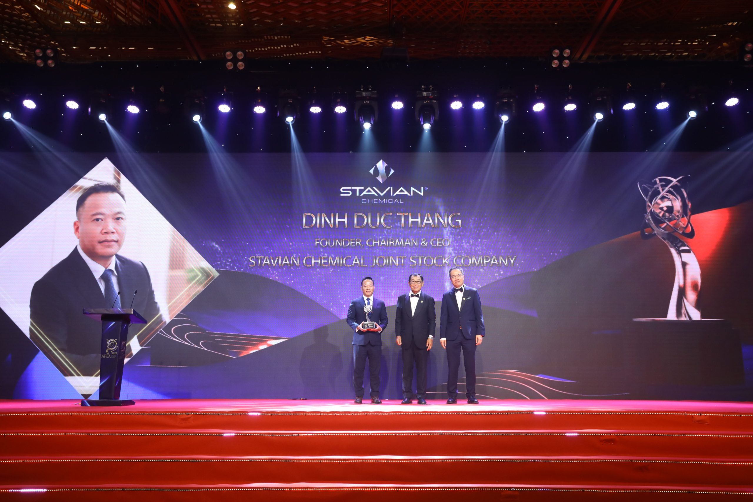 Stavian Chemical received Asia Pacific Enterprise Award 2022