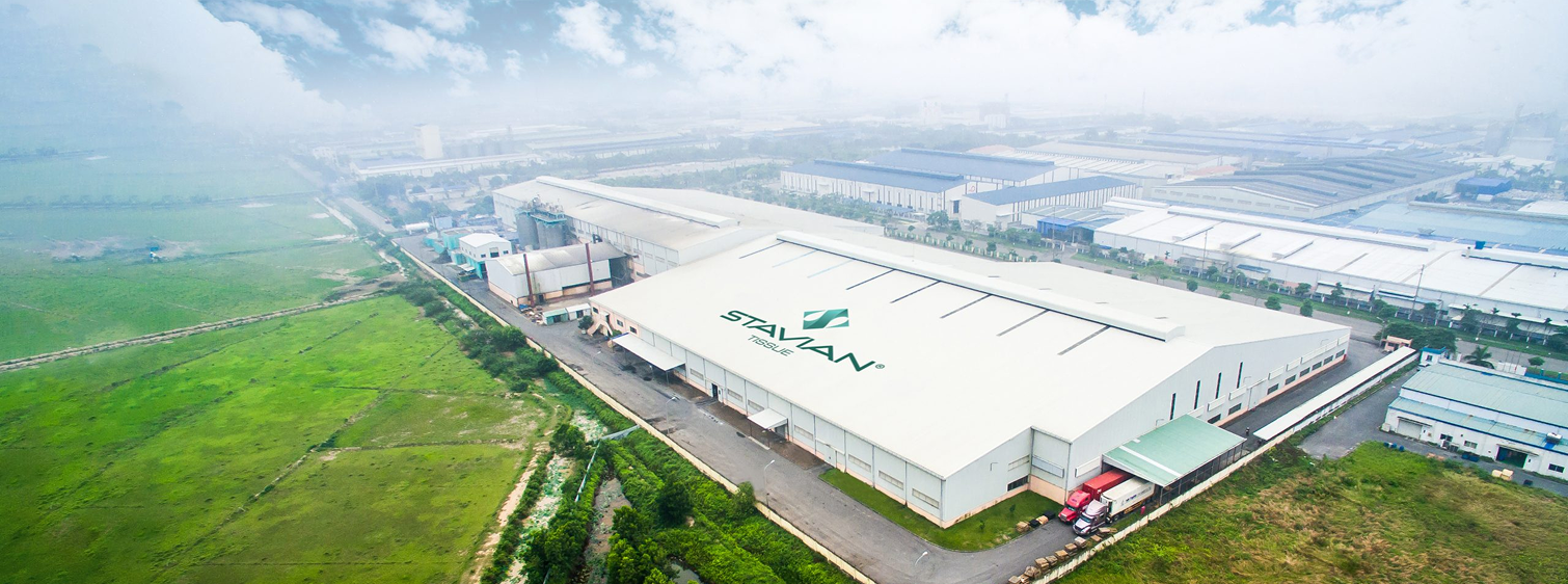 Stavian Tissues Factory - Paper manufacturing from recycled materials