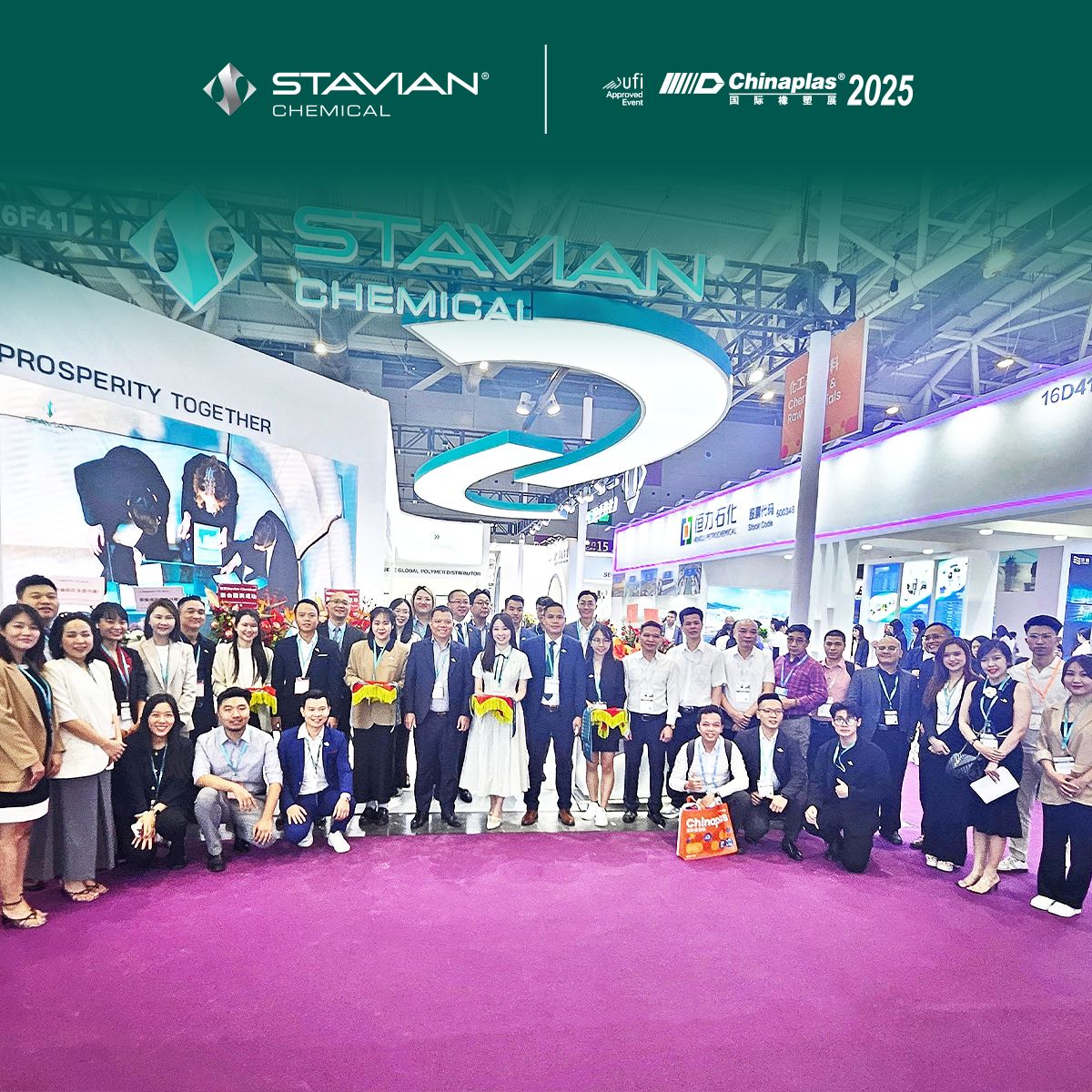 Stavian Chemical, Stavian Global & Stavian Packaging|Chinaplas 2025