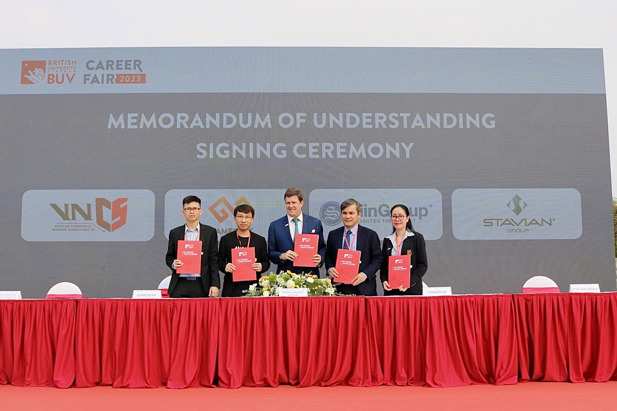 MOU signing ceremony between Stavian Group & British University Vietnam