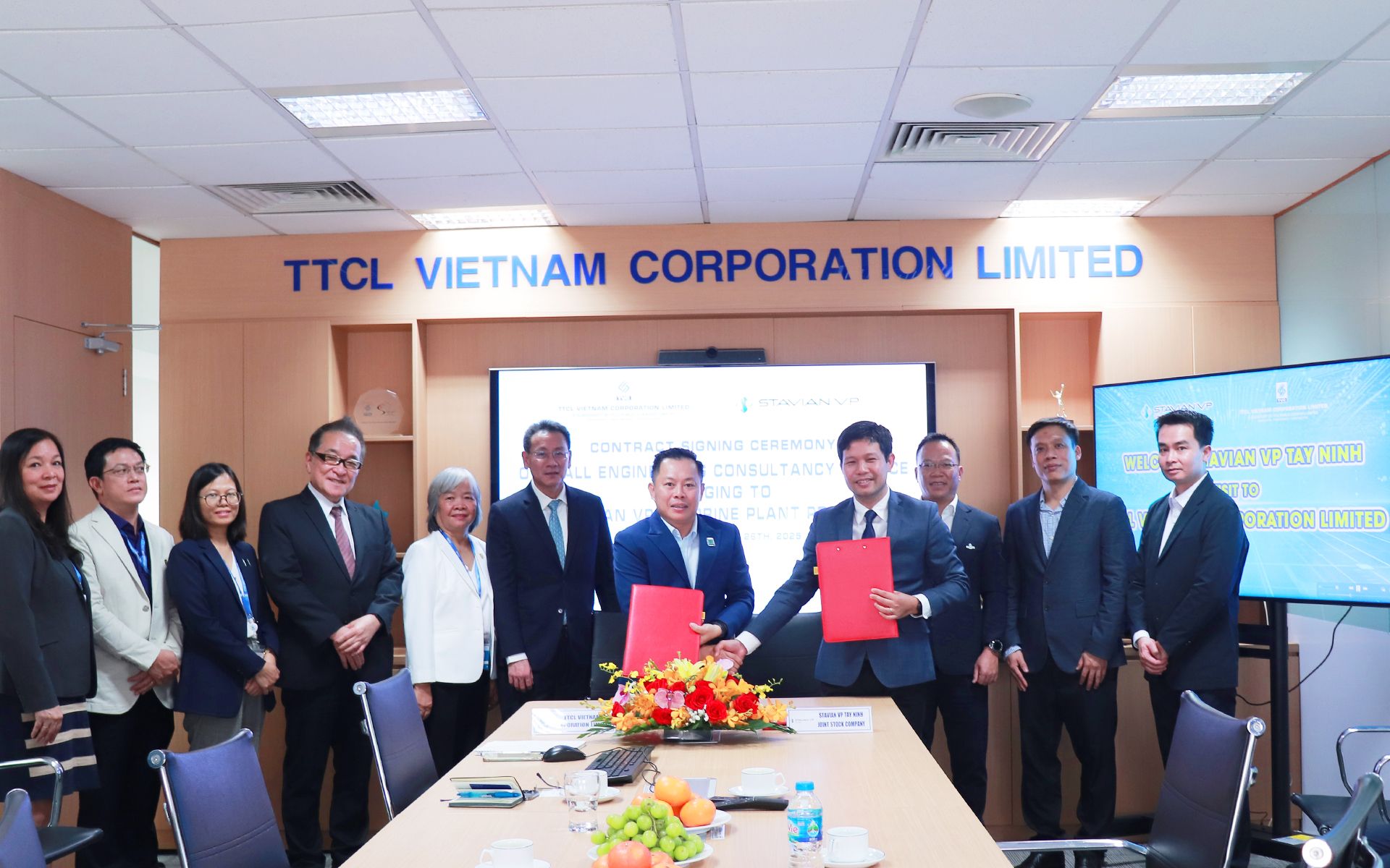 Signing Ceremony of the FEED Consultancy contract for Stavian VP Chlorine Plant
Project