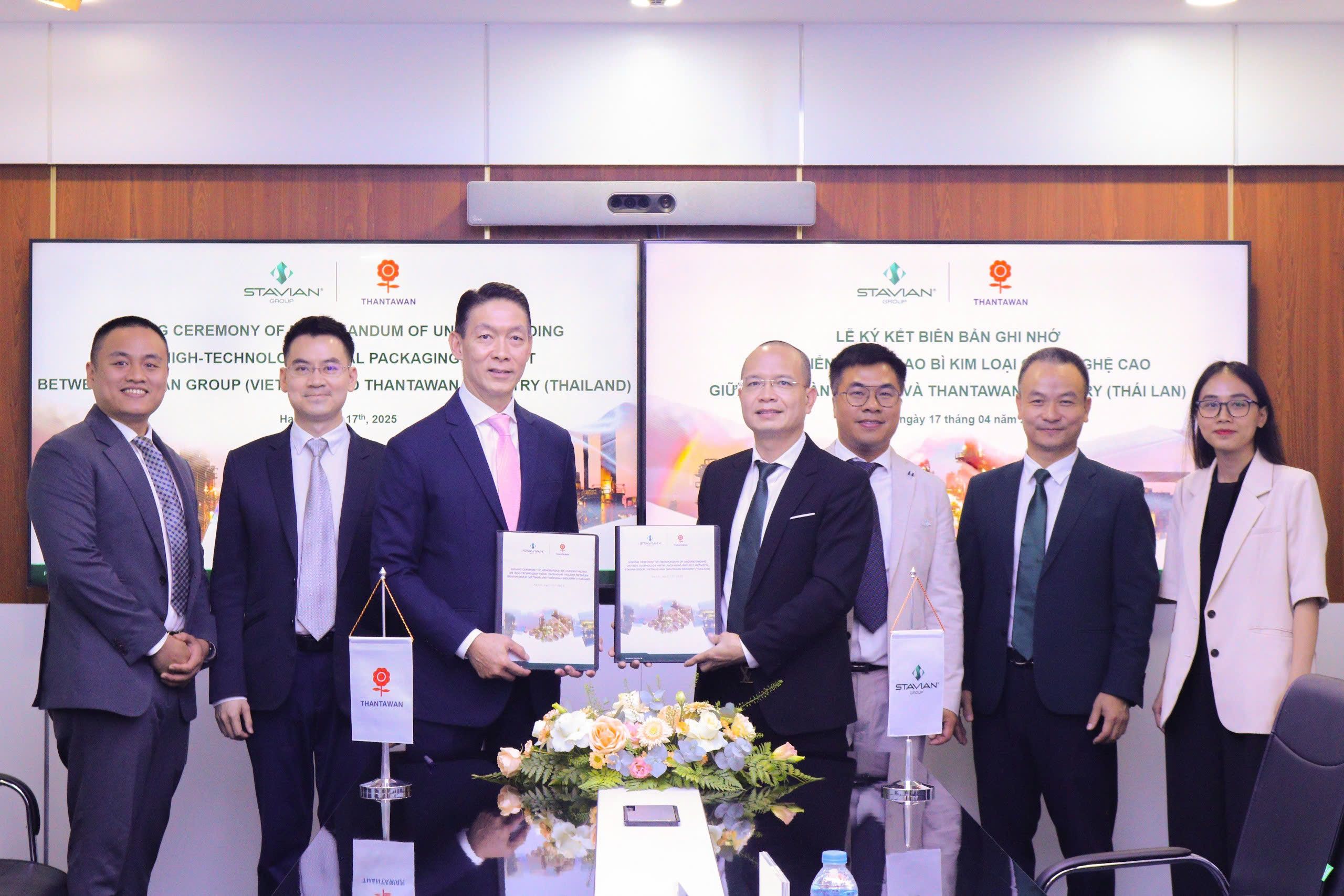 Stavian Group and Thantawan Industry cooperate to develop the first High-Tech
metal packaging plant in Vietnam