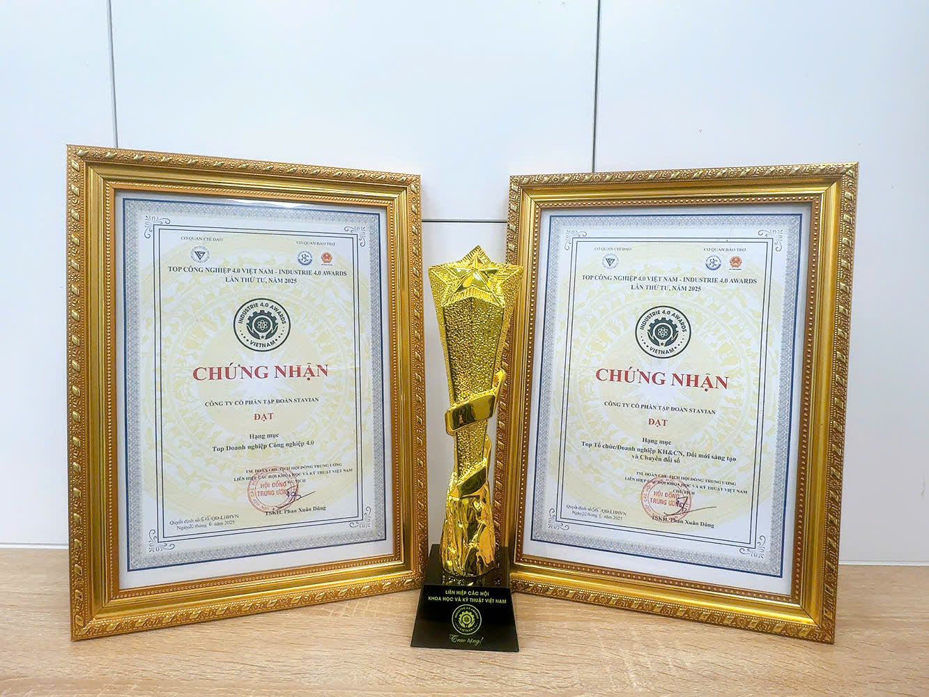 Stavian Group wins double honours at Vietnam Industrie 4.0 Awards 2025