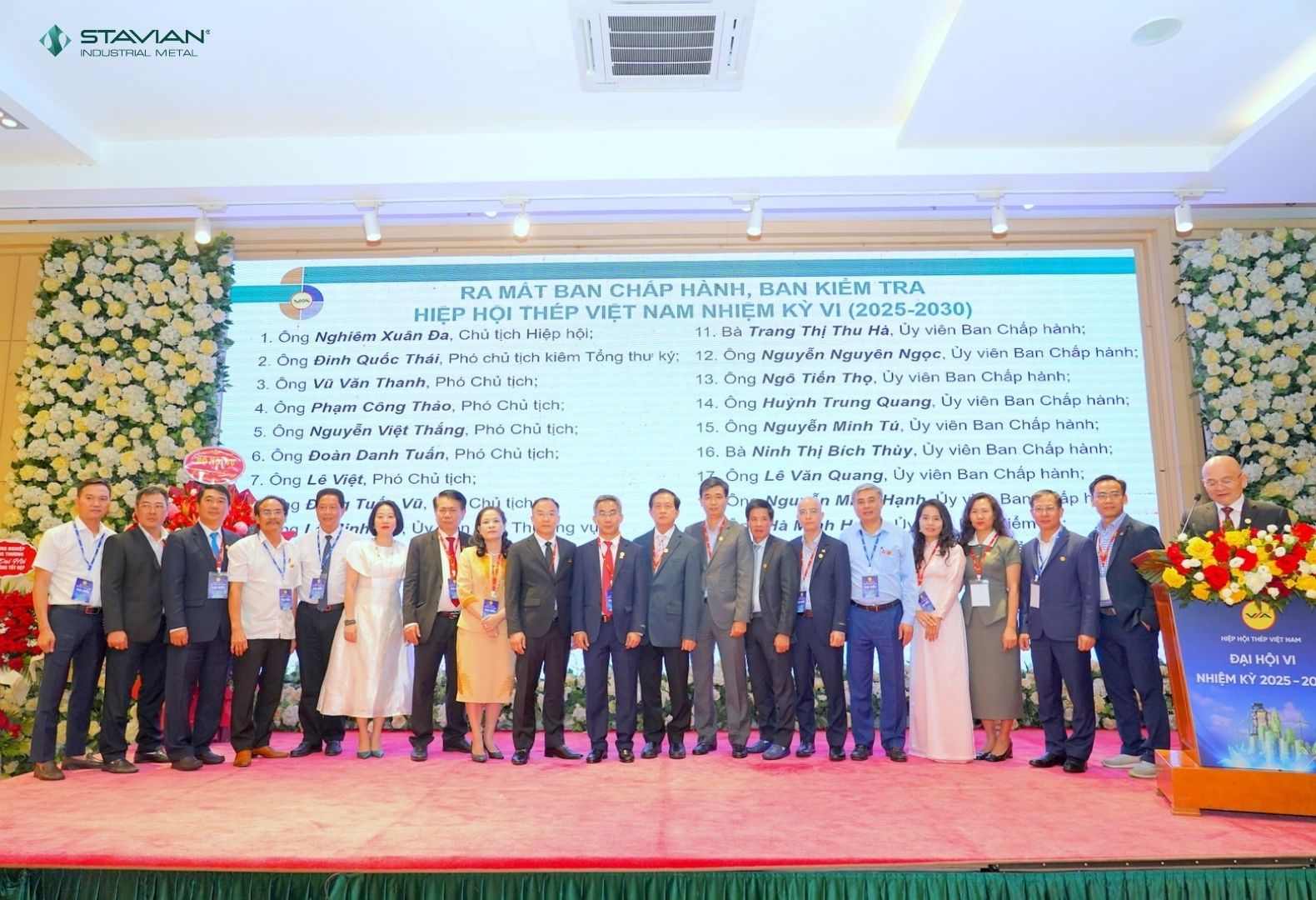Chairman of Stavian Industrial Metal officially elected to the 6th term
Executive Committee of the Vietnam Steel Association