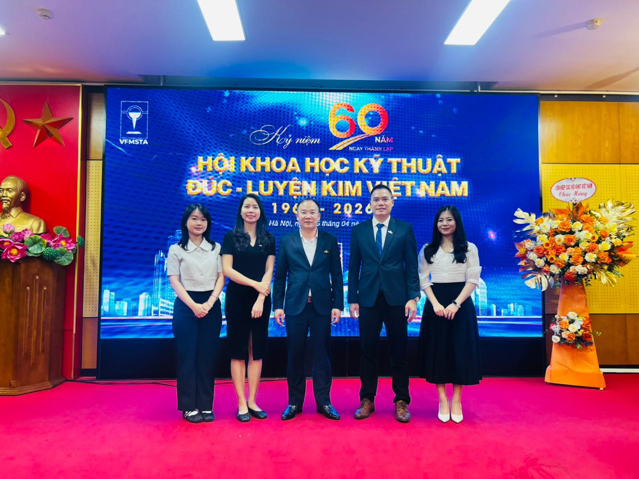 Stavian Industrial Metal đồng hành với vai trò Nhà Tài trợ Kim cương tại Lễ kỷ niệm 60 năm thành lập Hội Khoa Học Kỹ Thuật Đúc Luyện Kim Việt Nam & Hội thảo Khoa học 2026