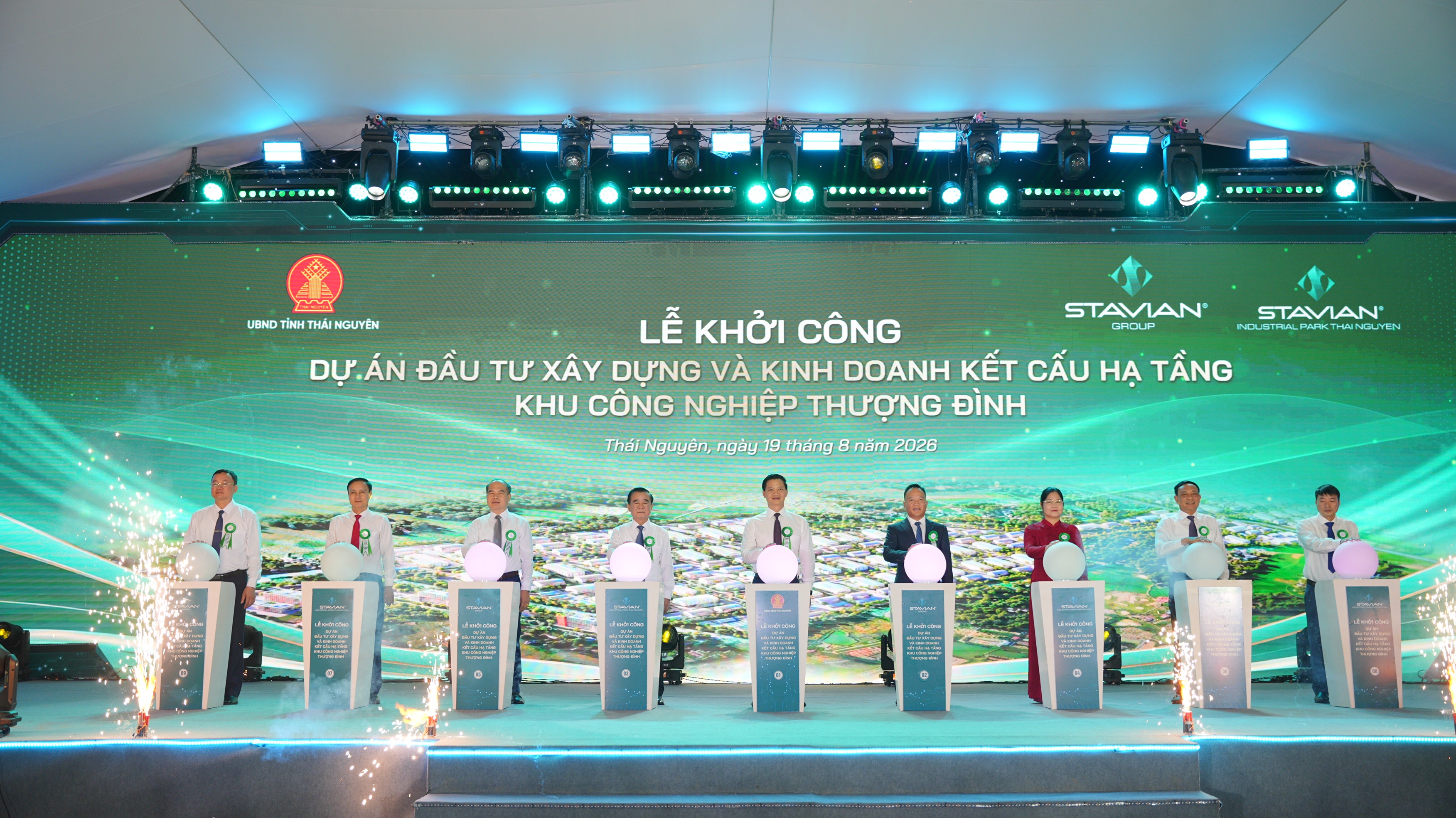 Stavian Group commences construction of the Thuong Dinh industrial park infrastructure investment, construction and business project in Thai Nguyen Province